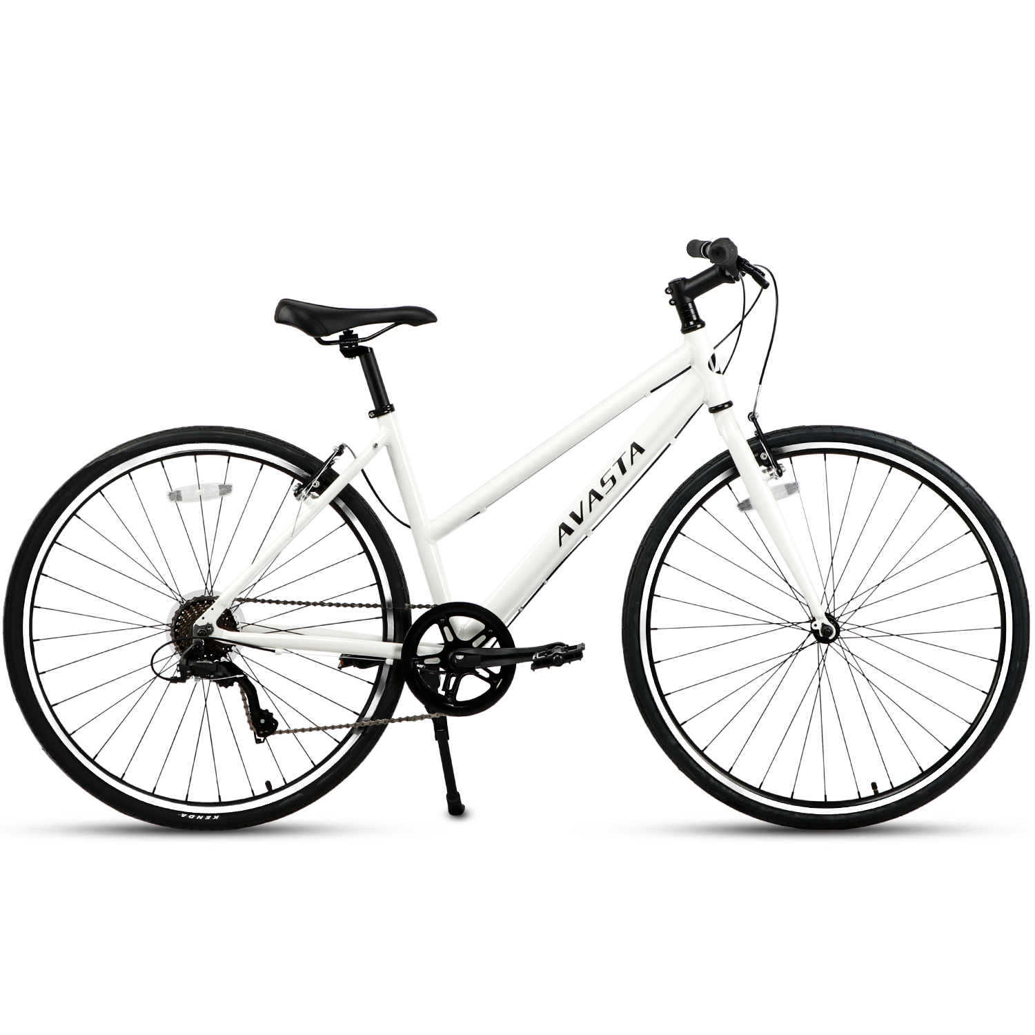 AVASTA Road Hybrid Bike for Adult Women Lightweight 700c Step