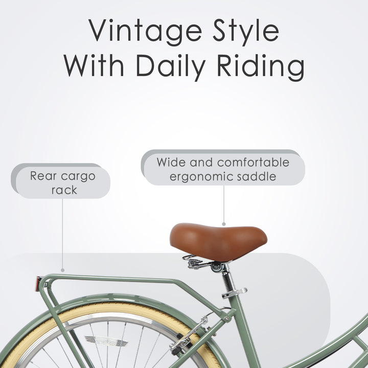 26" 6 Speed Hybrid Cruiser Bike-Astrid