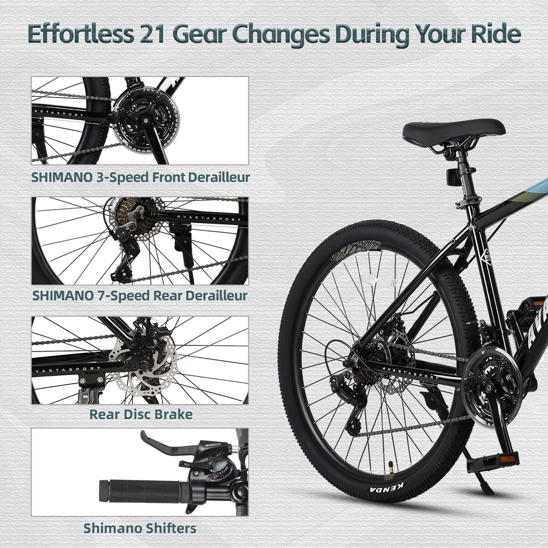 Mountain Bike with Shimano Derailleur