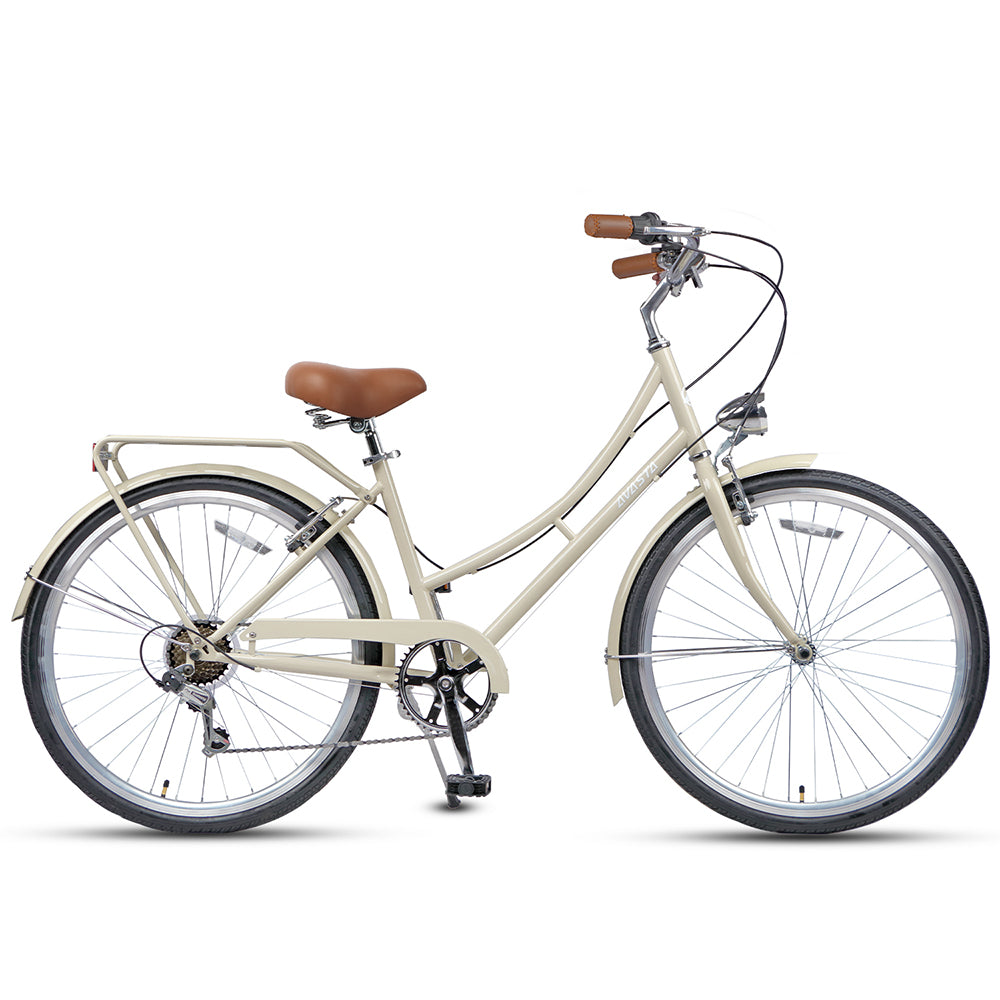 26" 6 Speed Hybrid Cruiser Bike-Astrid