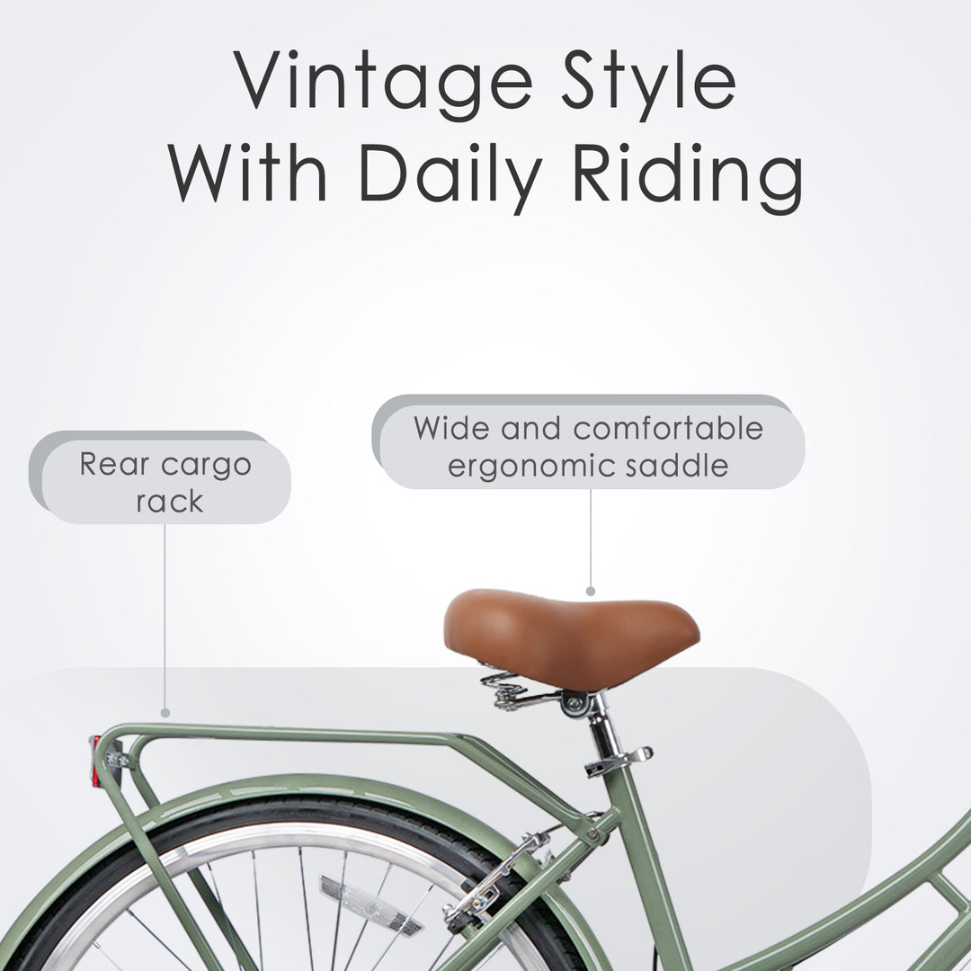 26" 6 Speed Hybrid Cruiser Bike-Astrid