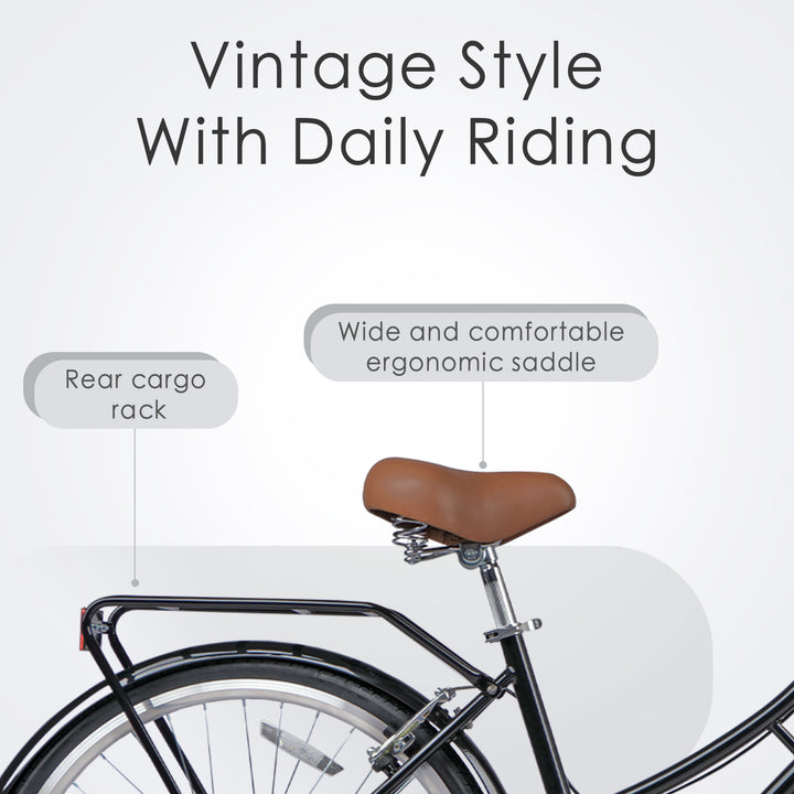 26" 6 Speed Hybrid Cruiser Bike-Astrid