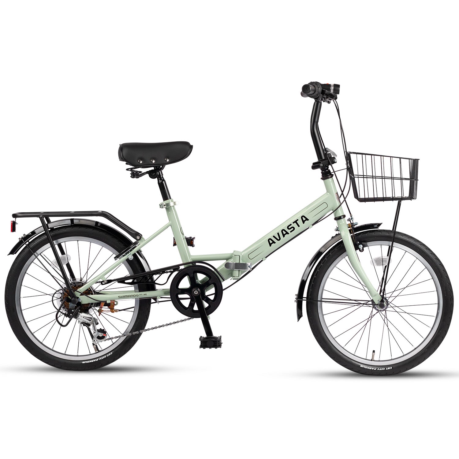 AVASTA Kids 7-Speed Folding Bike-Quartet – AVASTA BIKES