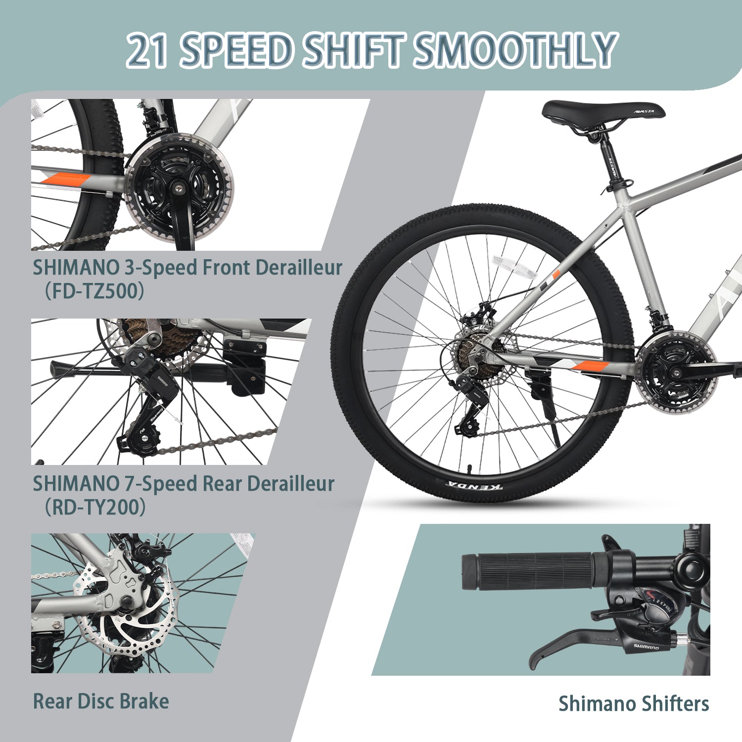 AVASTA 21-Speed Mountain Bike-AV300 – AVASTA BIKES