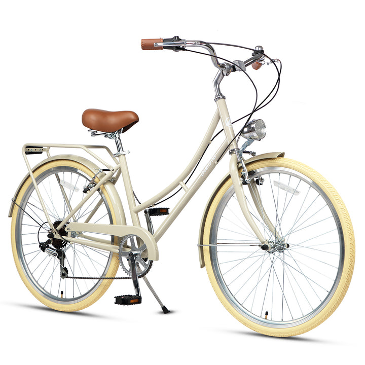 26" 6 Speed Hybrid Cruiser Bike-Astrid