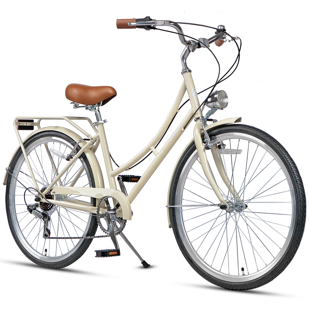 26" 6 Speed Hybrid Cruiser Bike-Astrid