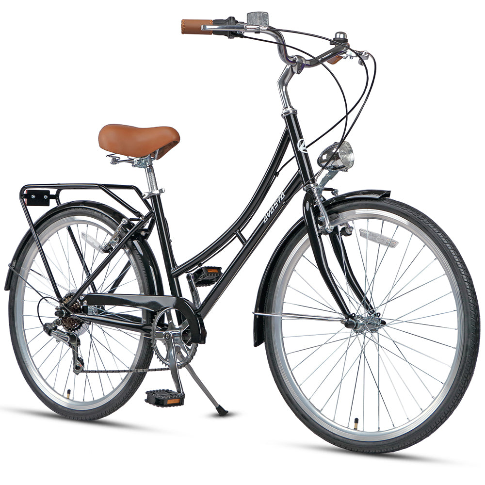 26" 6 Speed Hybrid Cruiser Bike-Astrid