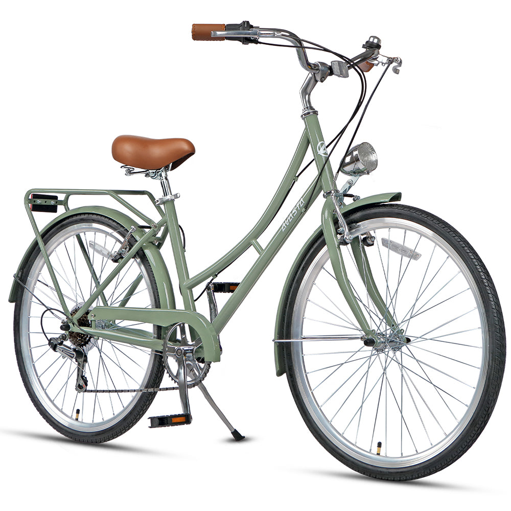 26" 6 Speed Hybrid Cruiser Bike-Astrid