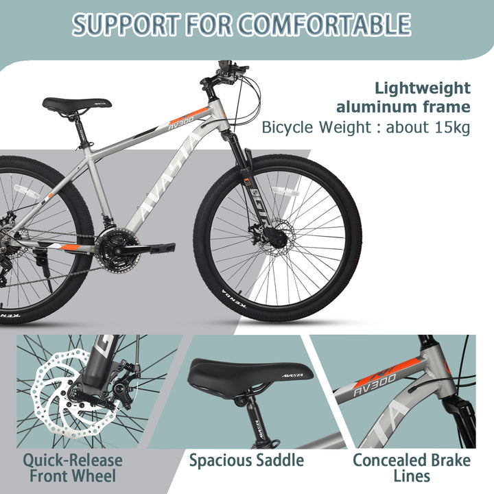 AVASTA 21-Speed Mountain Bike-AV300