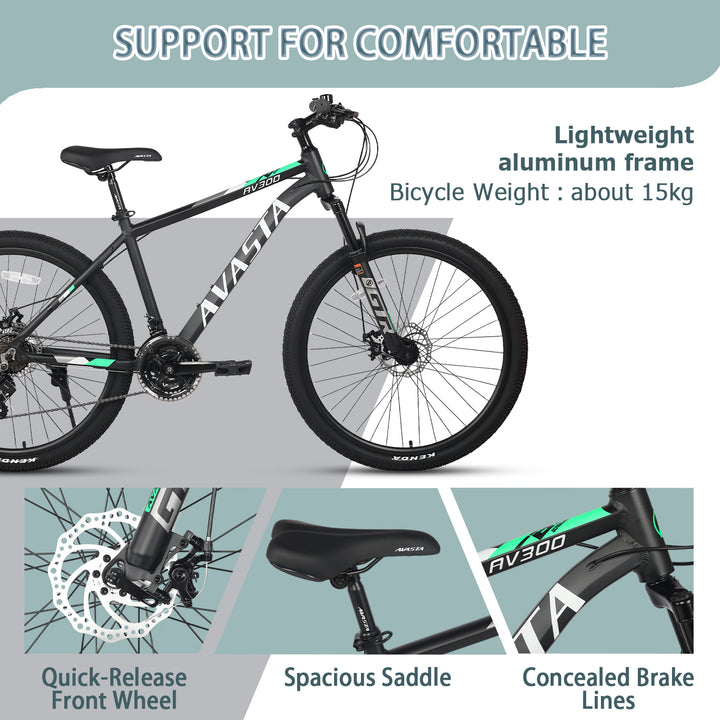 AVASTA 21-Speed Mountain Bike-AV300