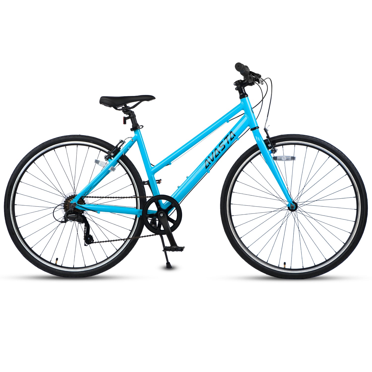 AVASTA Road Hybrid Bike for Adult Women, Lightweight 700c Step