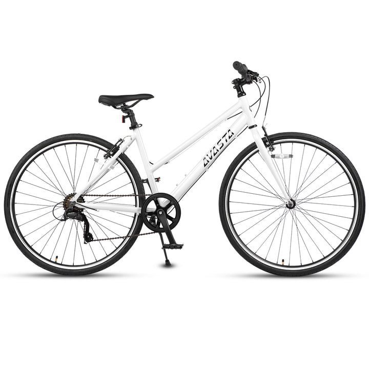 700C  Hybrid Bike with 7 Speed for Women-Populus