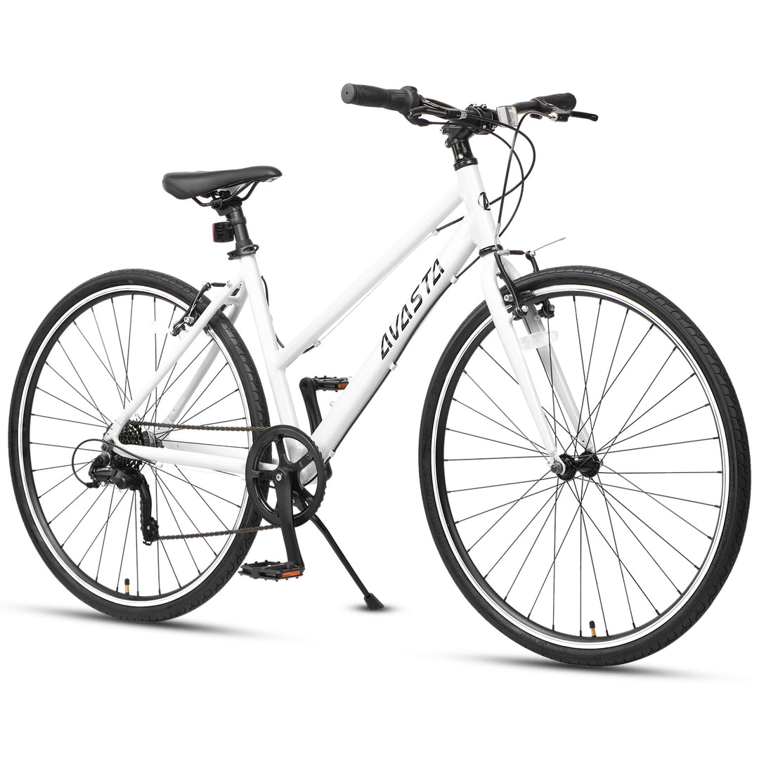 700C  Hybrid Bike with 7 Speed for Women-Populus