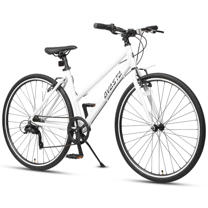 700C  Hybrid Bike with 7 Speed for Women-Populus
