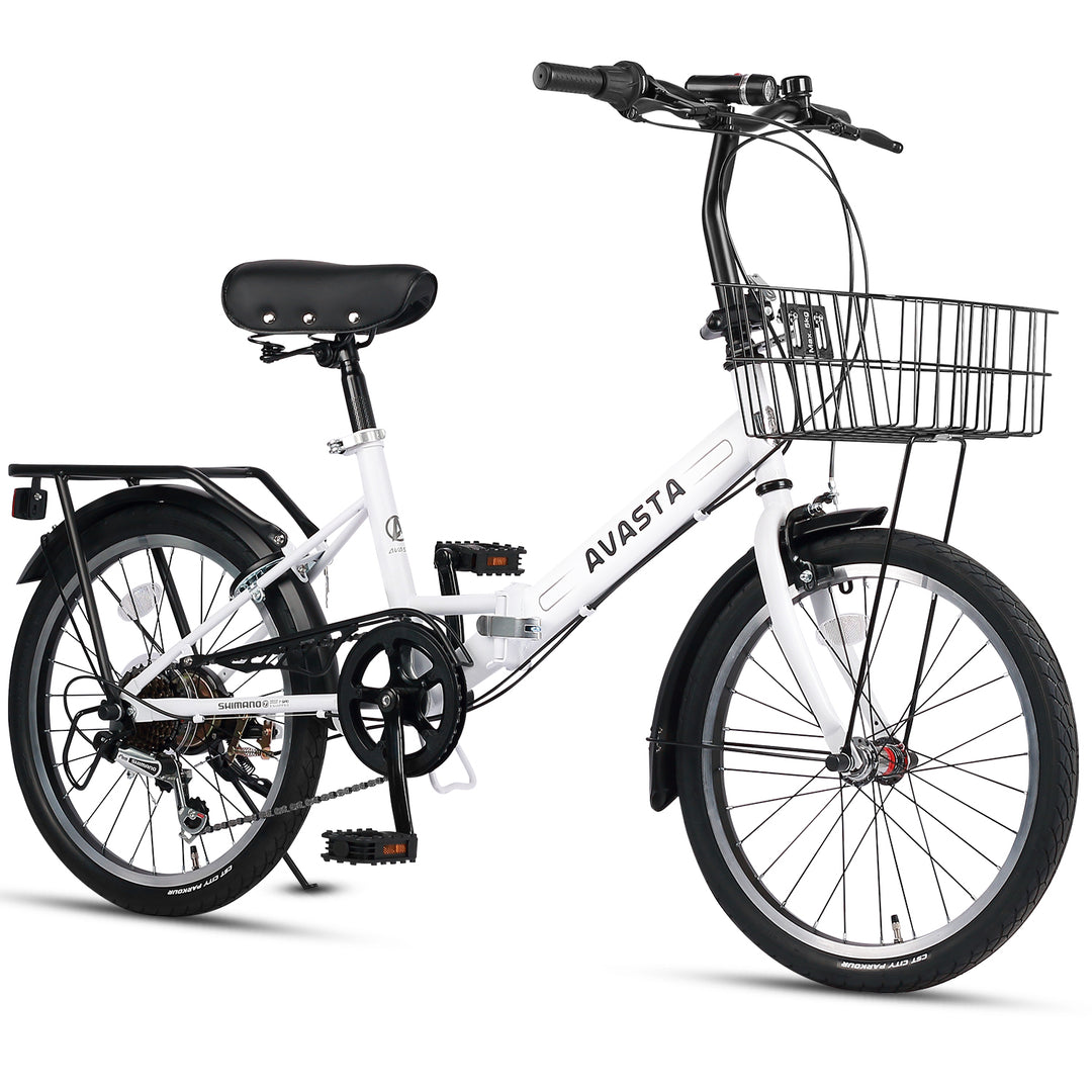 AVASTA Quartet 20"-24" Inch Folding Bike with 7-Speed