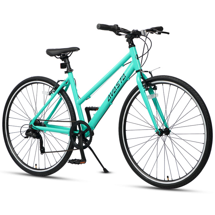 700C  Hybrid Bike with 7 Speed for Women-Populus