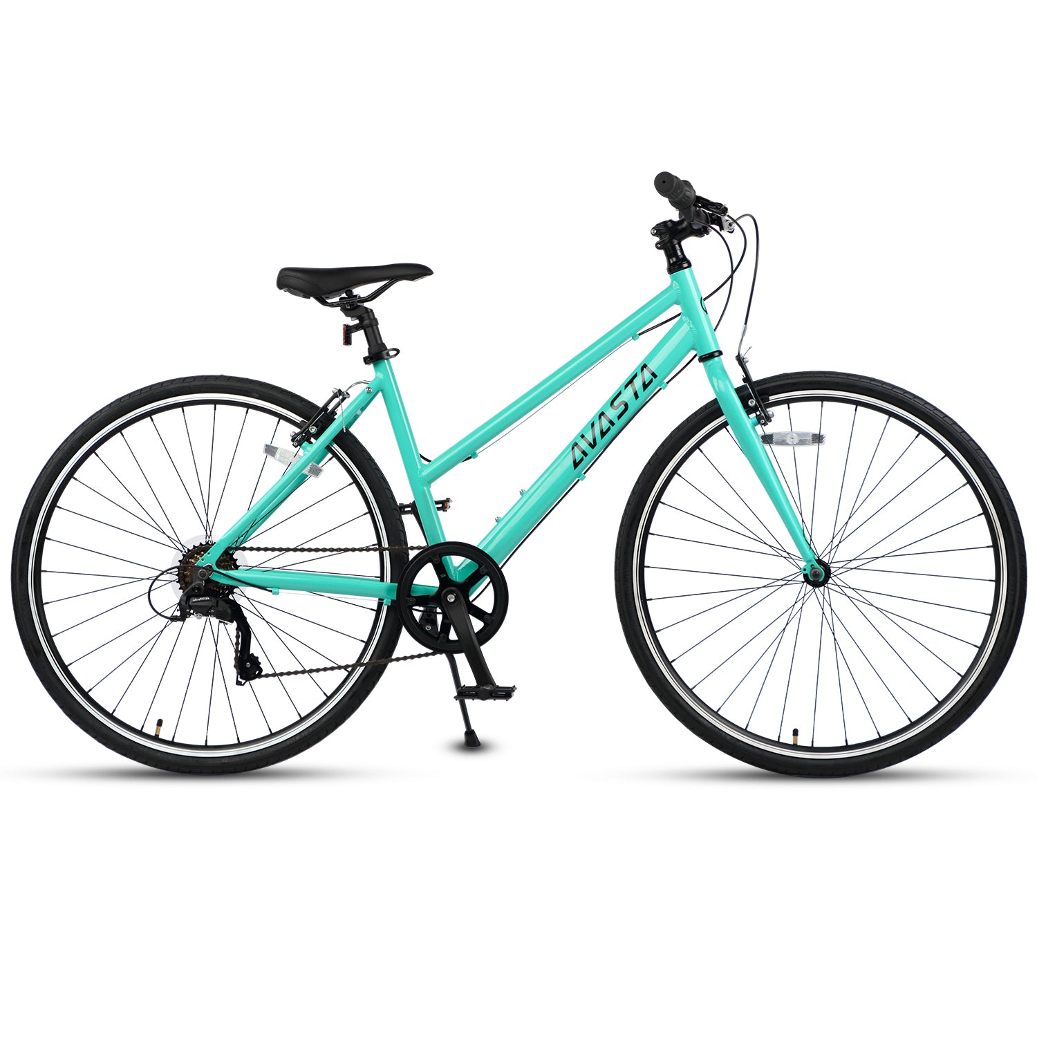 AVASTA Road Hybrid Bike for Adult Women, Lightweight 700c Step