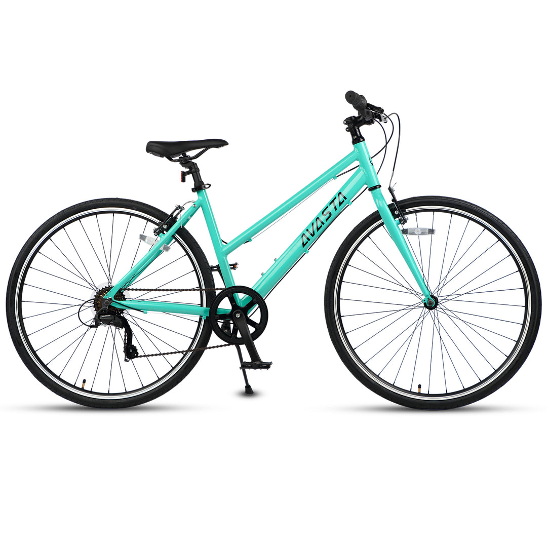 AVASTA Road Hybrid Bike for Adult Women, Lightweight 700c Step Through Aluminum Frame with 7-Speed, 3 Colors – AVASTA BIKES AVASTA Road Hybrid Bike for Adult Women, Lightweight 700c Step Through Aluminum Frame with 7-Speed, 3 Colors – AVASTA BIKES
